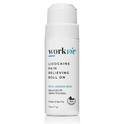 Workvie Lidocaine 4% Roll On Pain Relief Cream